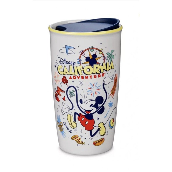 🔥 DISNEY PARKS Disneyland DCA WDW MICKEY Minnie PORCELAIN STARBUCKS TUMBLER NEW - Picture 15 of 16